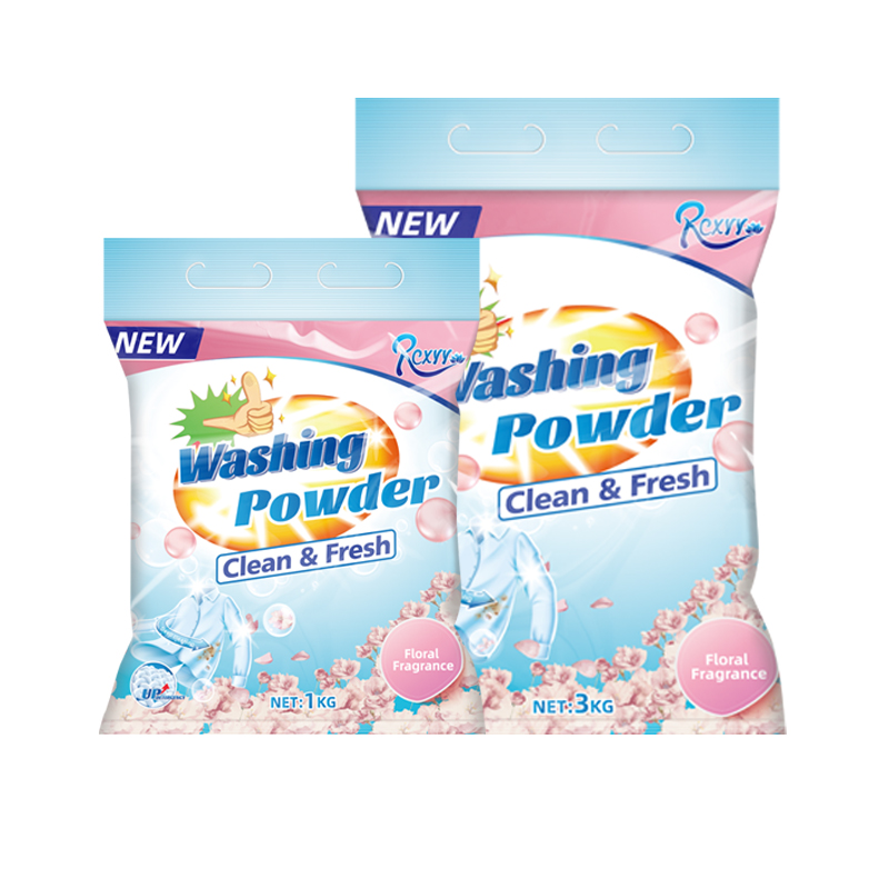 Factory Supplier Wholesale Bulk 1kg 3KG Eco-friendly High Quality Clothes Laundry Detergent Washing Powder for Household