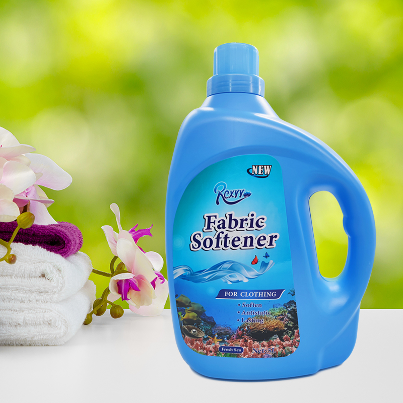 Wholesale OEM 5L Fabric Softener Liquid Detergent Water Softener for Sale Lasting Fragrance