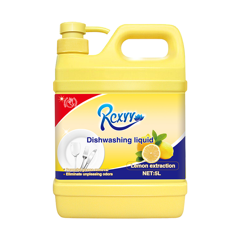 New 1.5L Kitchen Cleaning Supplies Household Chemicals Remove Stains Lemon Flavored Dish Soap