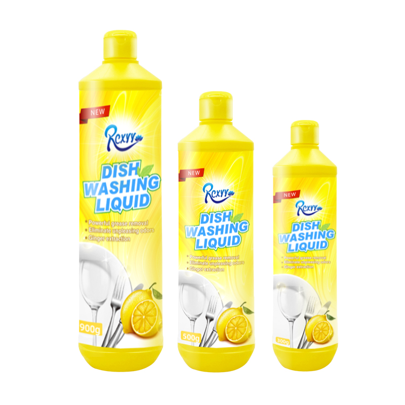 OEM Factory Wholesale 300g Lemon Fragrance Strong Decontamination Kitchen Cleaner Dishwashing Liquid