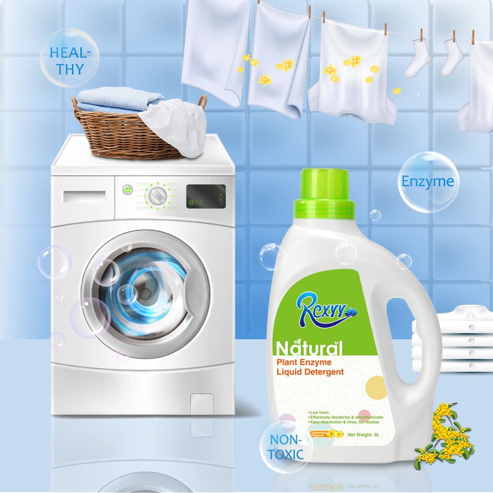 Best Selling Environmentally Friendly Formula Gentle Wash Clothes Plant Extraction Baby Clothing Liquid Laundry Detergent
