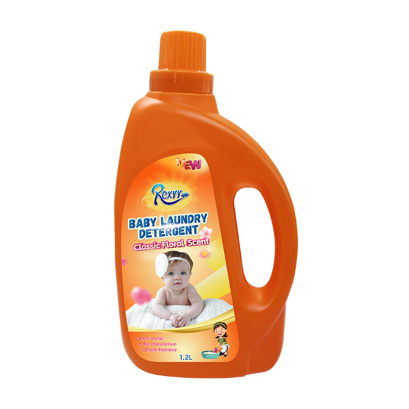 New 1.2L long lasting nice fragrance baby laundry detergent liquid for washing all clothes Laundry Fabric conditioner