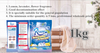 Factory Wholesale Price Bulk China High Quality 1KG OEM Free Samples Laundry Detergent Soap Washing Powder