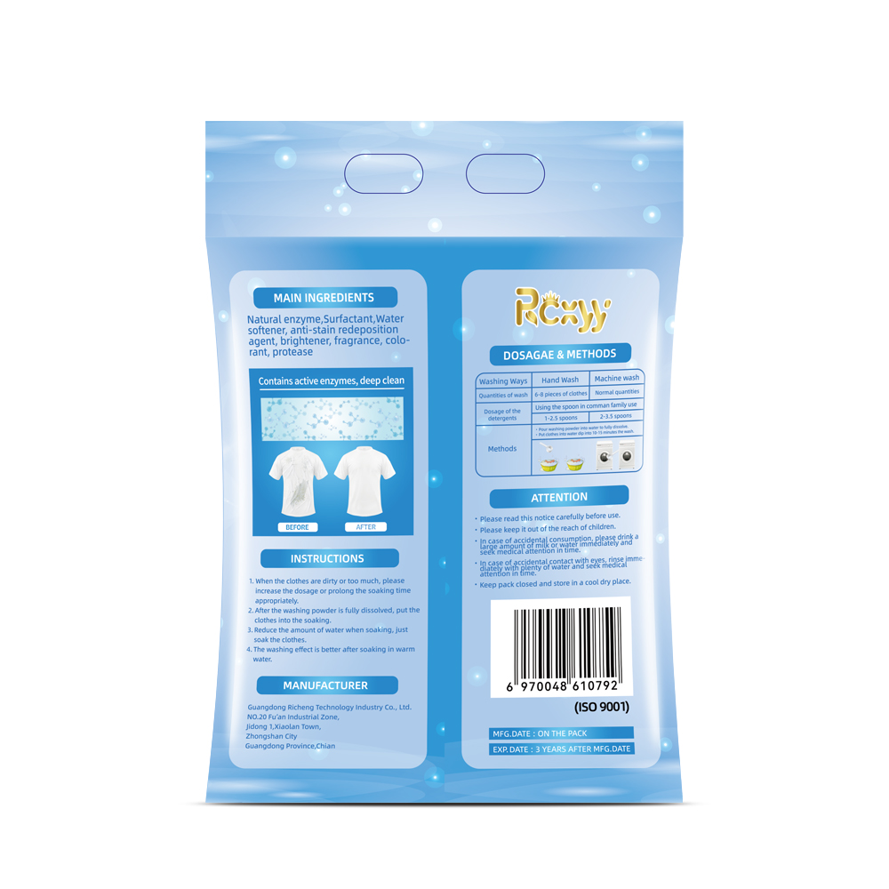 High Quality Customization Factory Wholesale Laundry Detergent 1KG Washing Powder For Washing Clothes