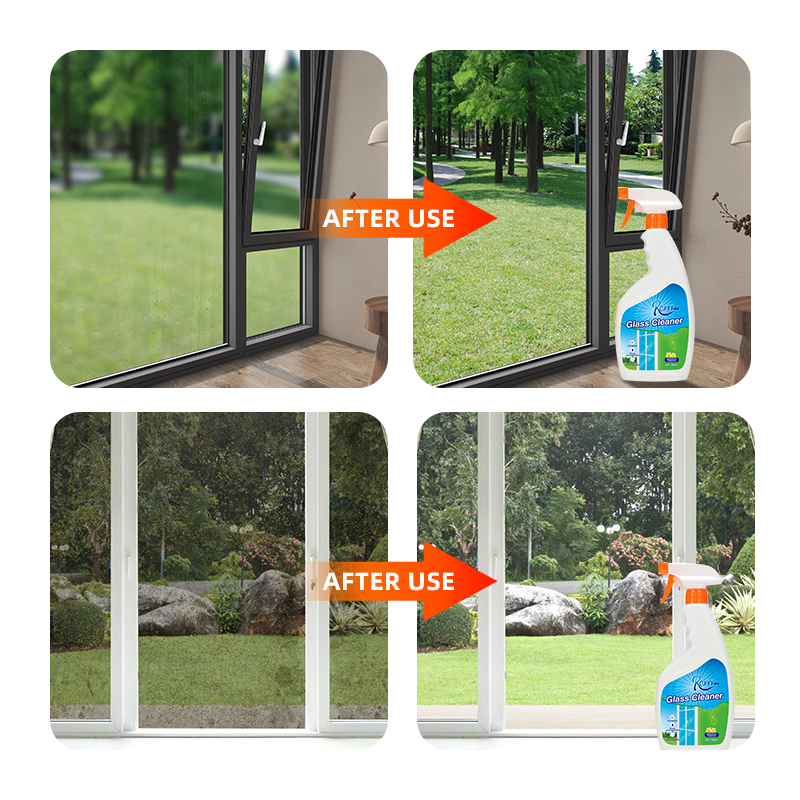 Eco-friendly Pleasant Smell 500ml Glass Cleaner Contact Lens Liquid Detergent Manufacturer