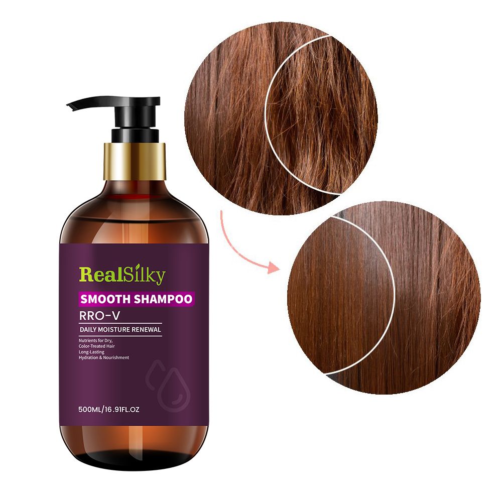 500ML Anti-Dandruff Silky Shampoo ZPT Pro-Vitamin B5 Sulfate-Free Scalp Care for All Hair Types Plant Protein