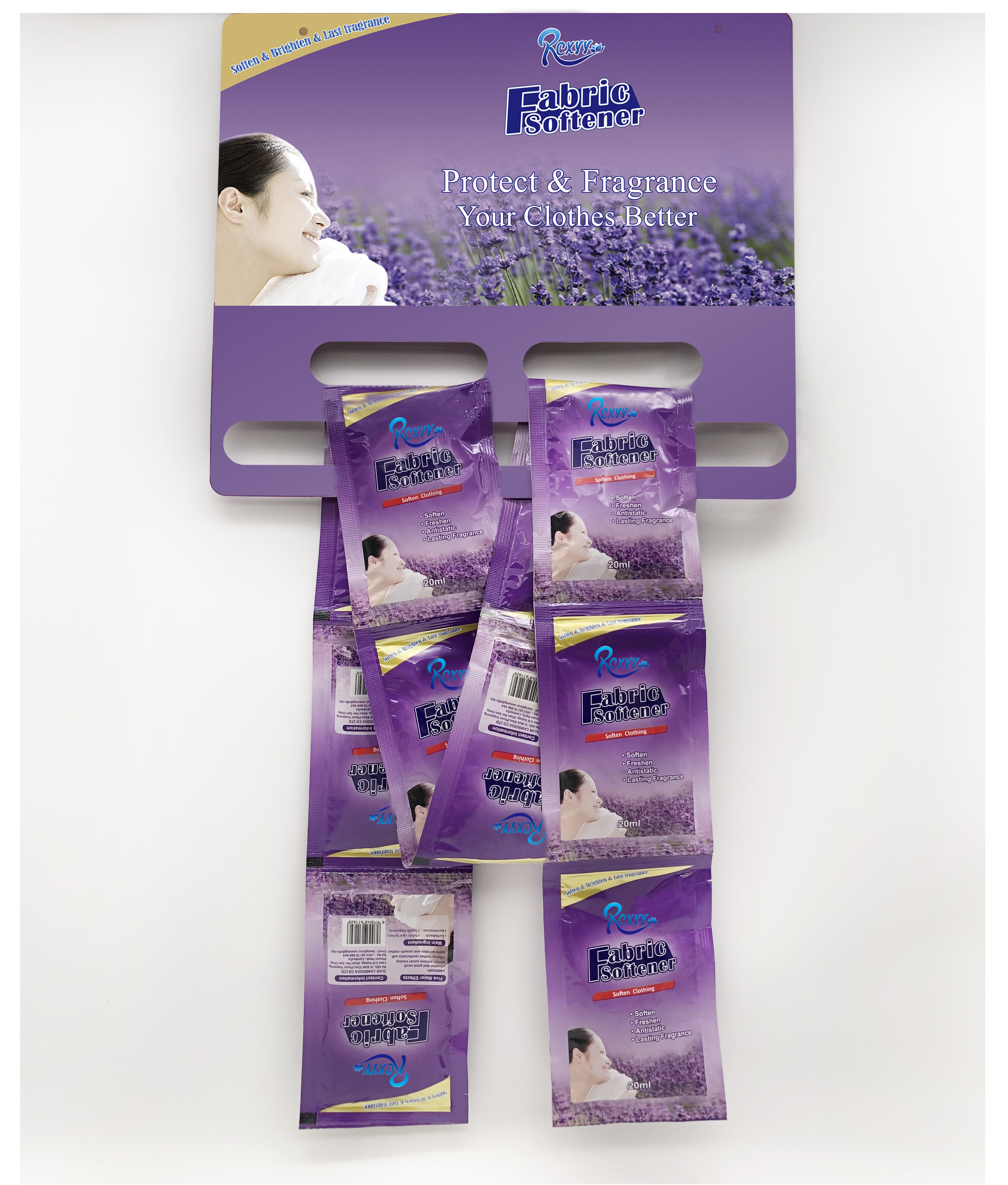 Factory Lavender Sachet Fabric Softener 20ml Bag Packing Good Quality Cleaning For Household Laundry