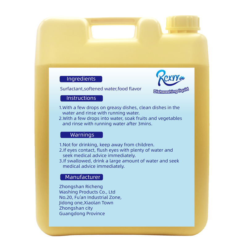 OEM 20L Effective Kumquat Ginger Lemon Orange Household Dishwasher Detergent Dishwash Liquid Soap Dishwashing Liquid