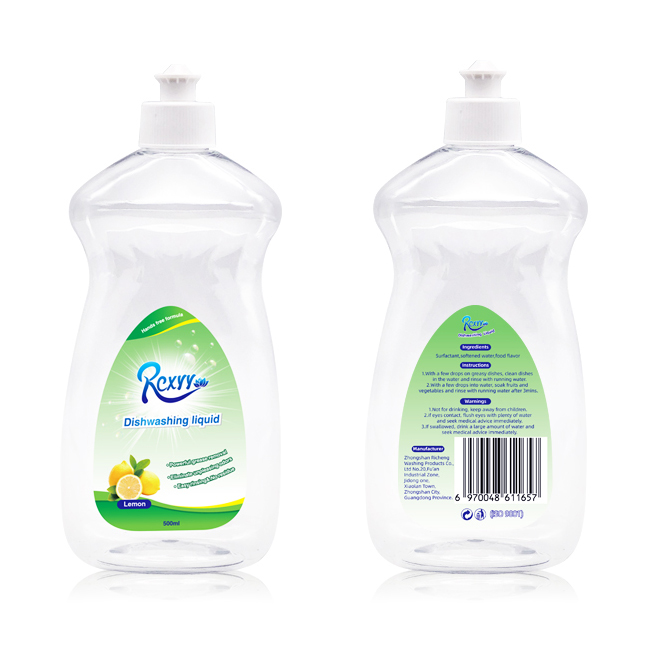 RiCheng 500ml Dishwash Liquid Fruit Cleaning For Household Kitchen 