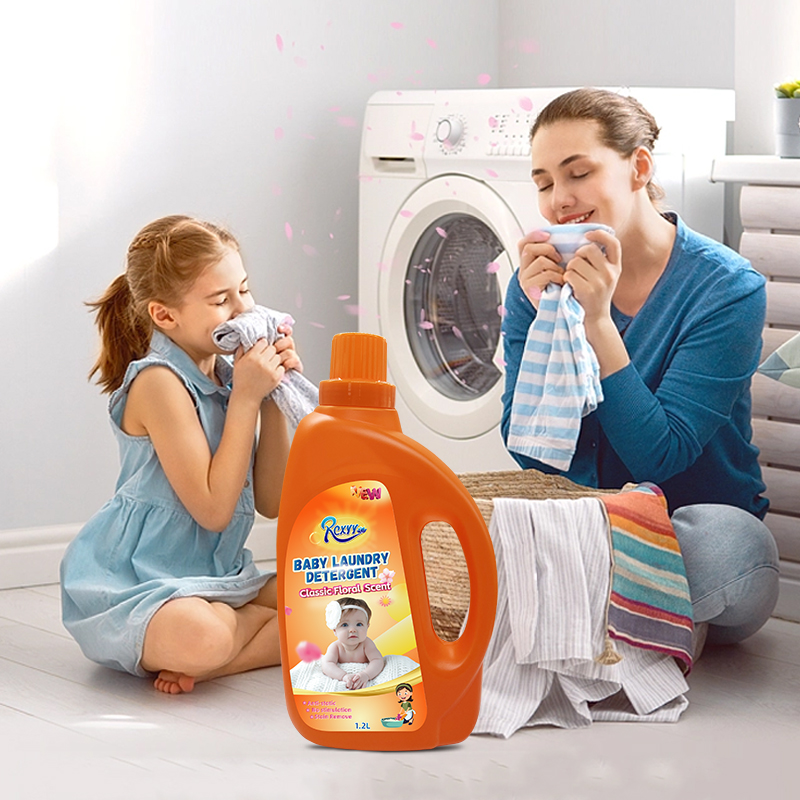 New 1.2L long lasting nice fragrance baby laundry detergent liquid for washing all clothes Laundry