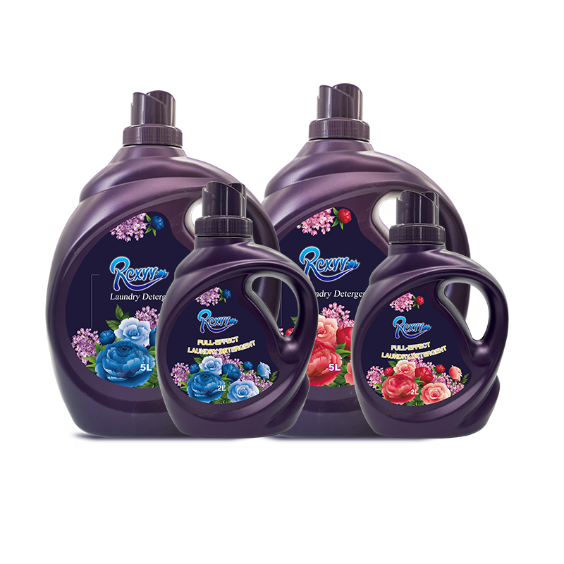RCXYY 2L 5L High Quality good smell Household Romantic Liquid Laundry Detergentfor washing clothes