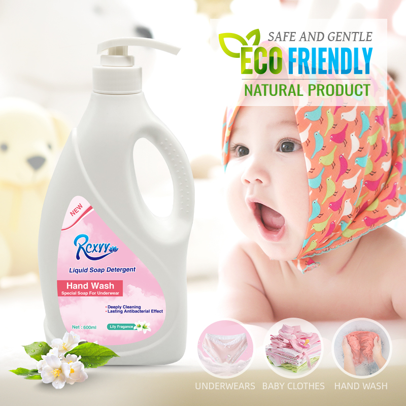  OEM 600ml Deeply Cleaning Ladies Underwear Clothes Cleaning Liquid Soap laundry Detergent