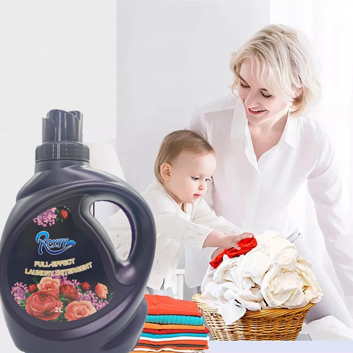 RCXYY 2L 5L High Quality good smell Household Romantic Liquid Laundry Detergentfor washing clothes