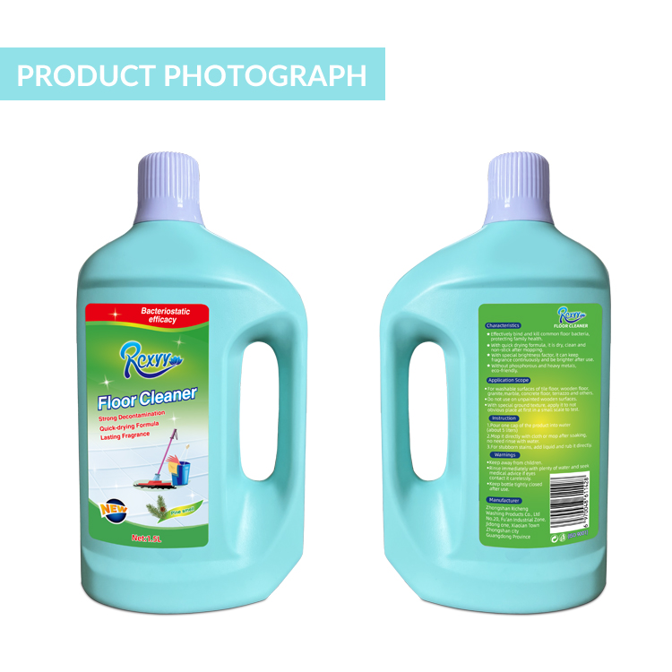 Factory Supplier High Quality OEM Powerful Removal Stubborn Stains 1.5 L Floor Cleaner Liquid For Floor Surface