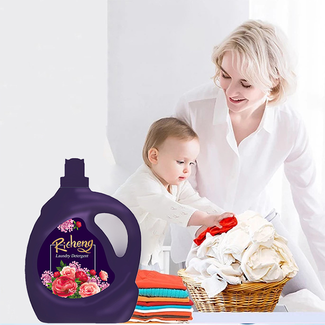 RiCheng wholesale Fabric Care Low Foam Easy Rinse Phosphorus-free Strong Stain Removal Full Effect Laundry Detergent