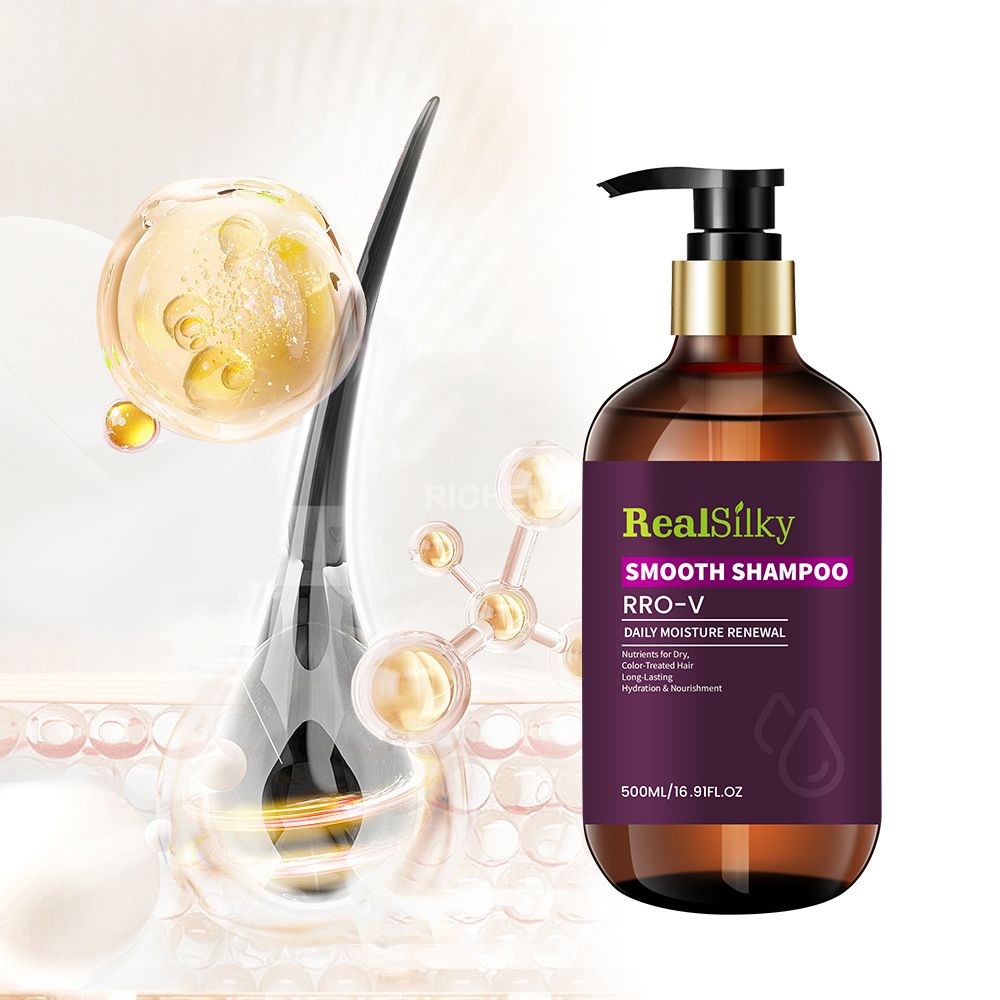 500ML Anti-Dandruff Silky Shampoo ZPT Pro-Vitamin B5 Sulfate-Free Scalp Care for All Hair Types Plant Protein