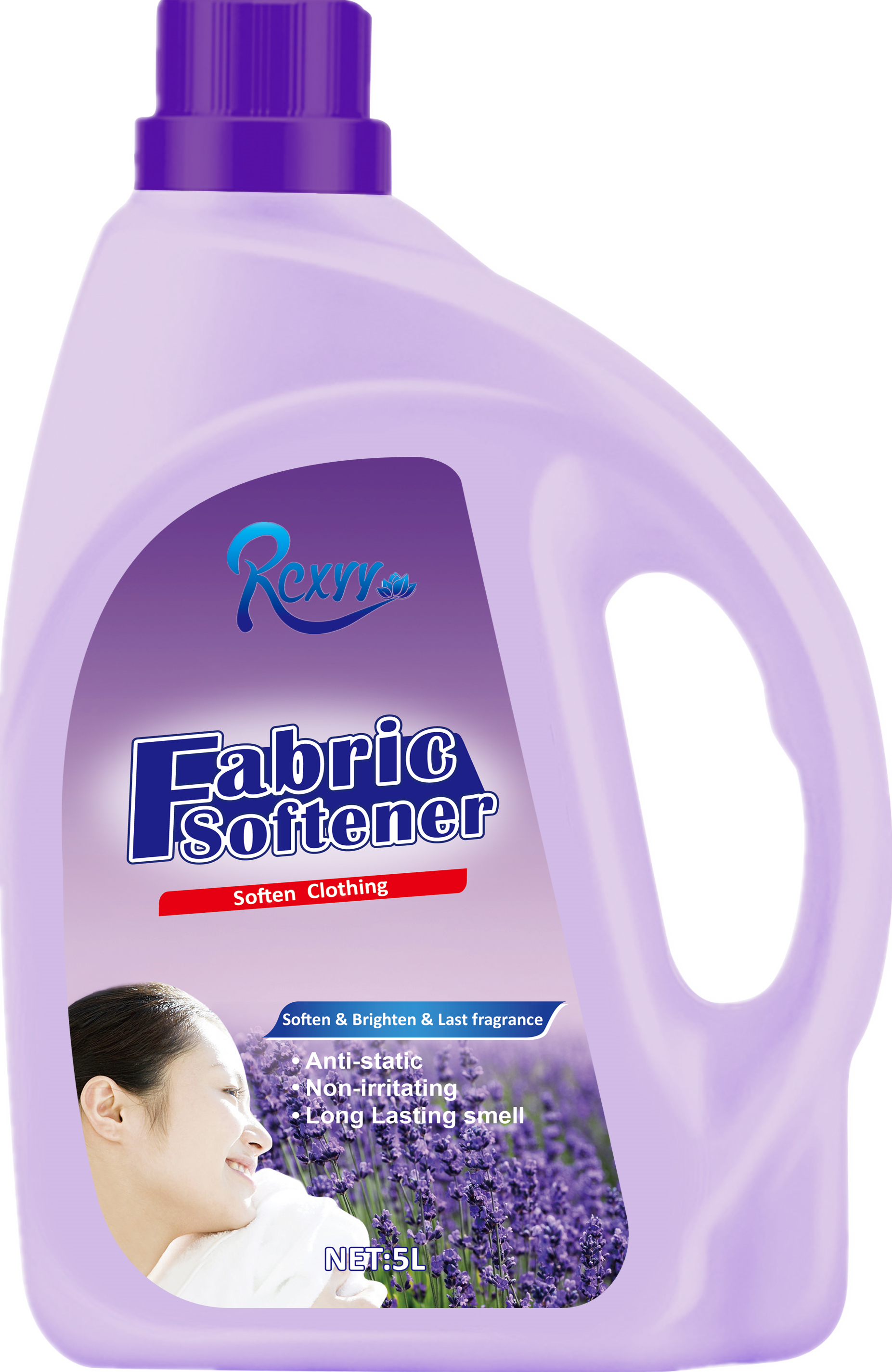 OEM Fabric Softener Conditioner Washing Clothes Liquid 5L Fabric Softener Laundry Detergent High Quality Lavender Fragrance