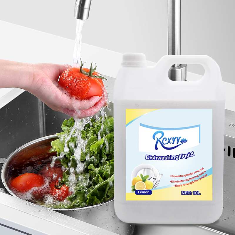 10L Private Label Food Grade High Efficiency Removal Grease Eco-friendly Dishwasher Liquid Detergent