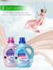 Free Sample 2 Liter Bottle of Gentle Formula Skin-friendly Good Smell Soft Clothing Liquid Detergent Fabric Softener