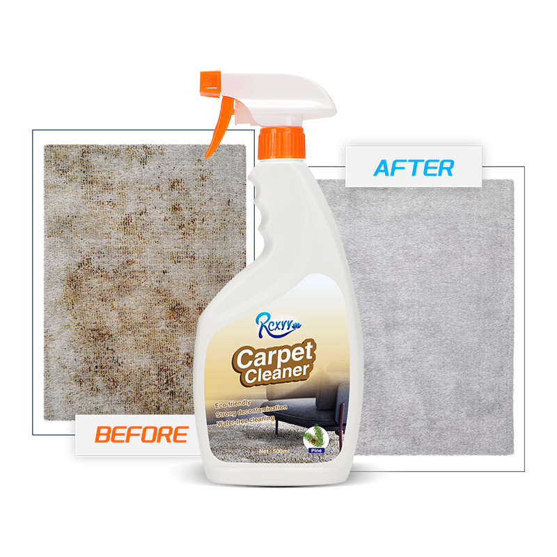 500ml Deep Cleaning Stains Removal Pine Smell Carpet Cleaner For Plastics Fabric Spray Liquid Detergent