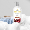 Cherry & Chamomile Scented Body Wash Hydrating & Soothing 750mL Shower Gel for Sensitive Skin