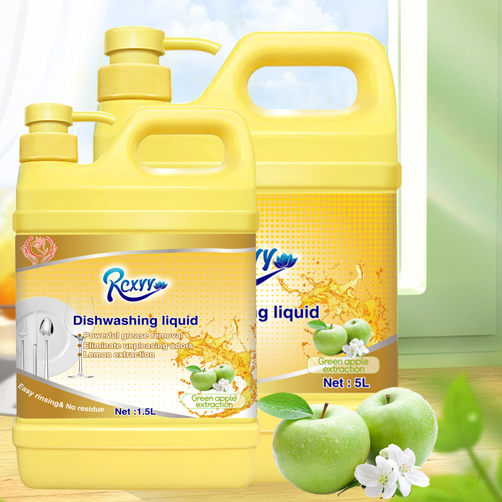 Wholesale Actives 5L High-quality Dishwashing Liquid Kumquat Detergent Dish Wash Powder Supplies