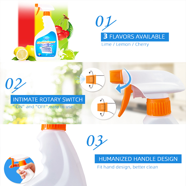 RiCheng Strong Grease Removal Liquid Detergent Kitchen Liquid Cleaner